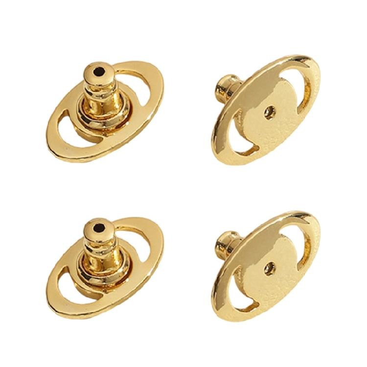 Sophisticated Earring Stabilizer Backs 4pcs Prevent Drooping Heavy Studs Adjustable Support For Sensitive Ears