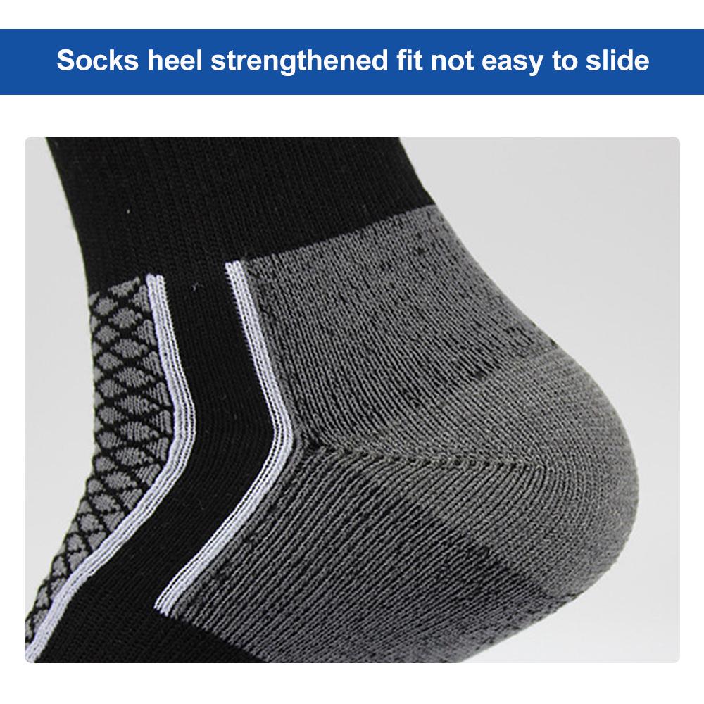 Зимние женские термоноски для лыж, утолщенные хлопковые теплые спортивные носки для сноубординга, велоспорта, взрослые лыжные носки EMA