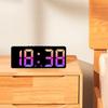 15,5 см Цифровой Будильник Прикроватный Регулируемая Яркость 12/24Ч Функция Отсрочки для Детей