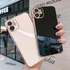 Luxury Gold Plated Electroplated Case For iPhone 11 Pro Max 8 Plus 7 XR XS X Silicone Lens Protection 12 Pro Max SE 2020 Cover
