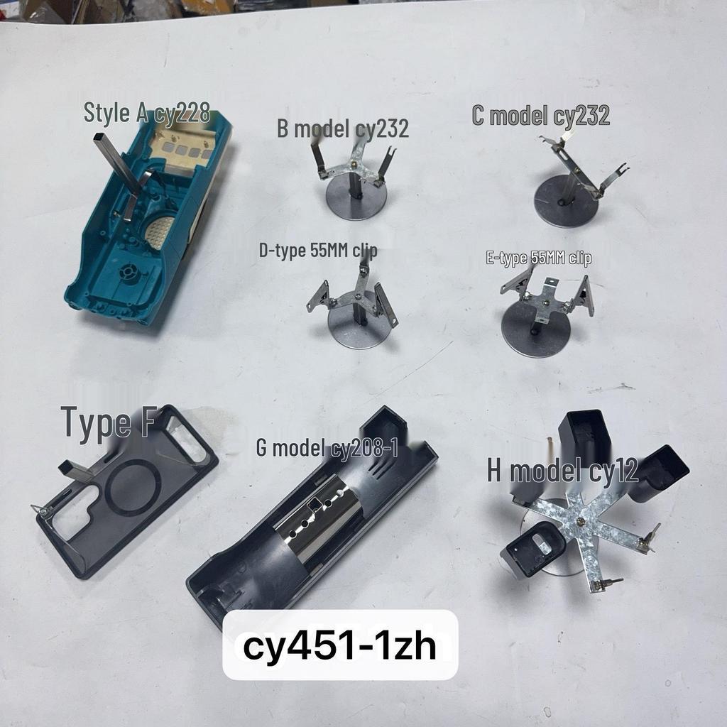 Зажимы и подвесные инструменты серии Chuangyi CY: CY447-451ZH для распыления и гальваники, все спецификации доступны