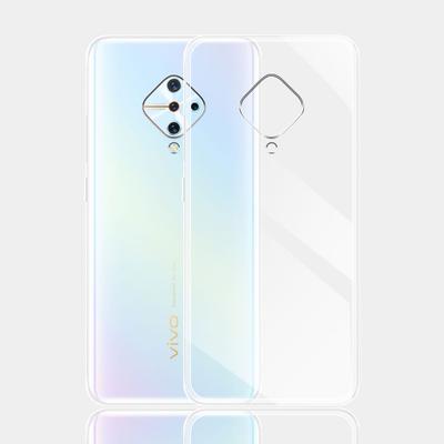 Для Vivo S1 Pro Чехол Задняя крышка Прозрачный силиконовый мягкий чехол Для Vivo V17 Россия Бампер Коке Для Vivo 1818 1920 1906 1904 Фундас