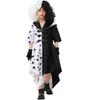 101 Dalmatians Cruella De Vil Costume with Spotted Dog Print