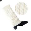 Women Leg Warmers Crochet Cable Knit Winter Leg Warmers Boot Cuffs Toppers Socks