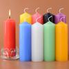 Odorless Multi-Color Extra Thick Festival and Emergency Candles: 24-Hour Lighting Backup In Red, White, Purple, Black.