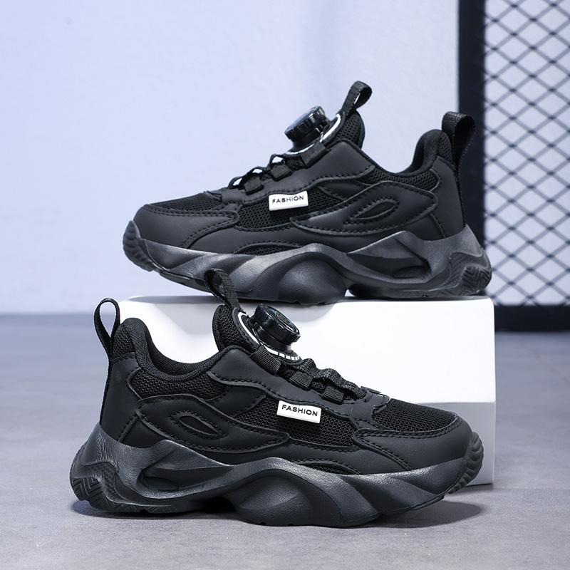 Детские трендовые удобные кроссовки для бега на мягкой подошве, студенческие модные повседневные дышащие спортивные кроссовки для мальчиков и девочек