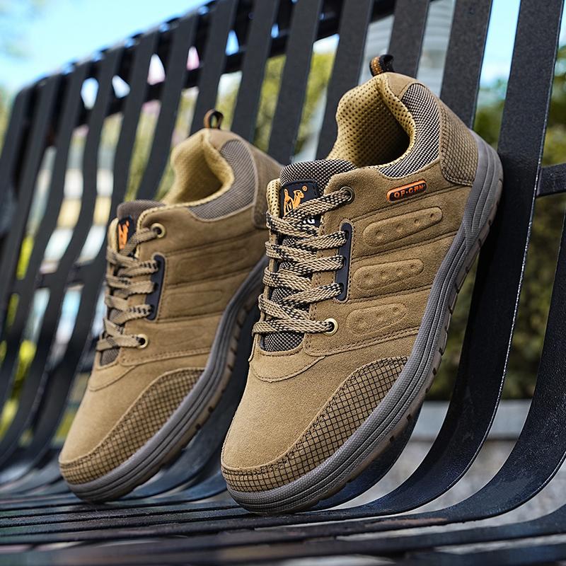 Мужская обувь больших размеров с противоскользящим эффектом, модная ретро-обувь для походов и альпинизма, спортивная и повседневная мужская обувь