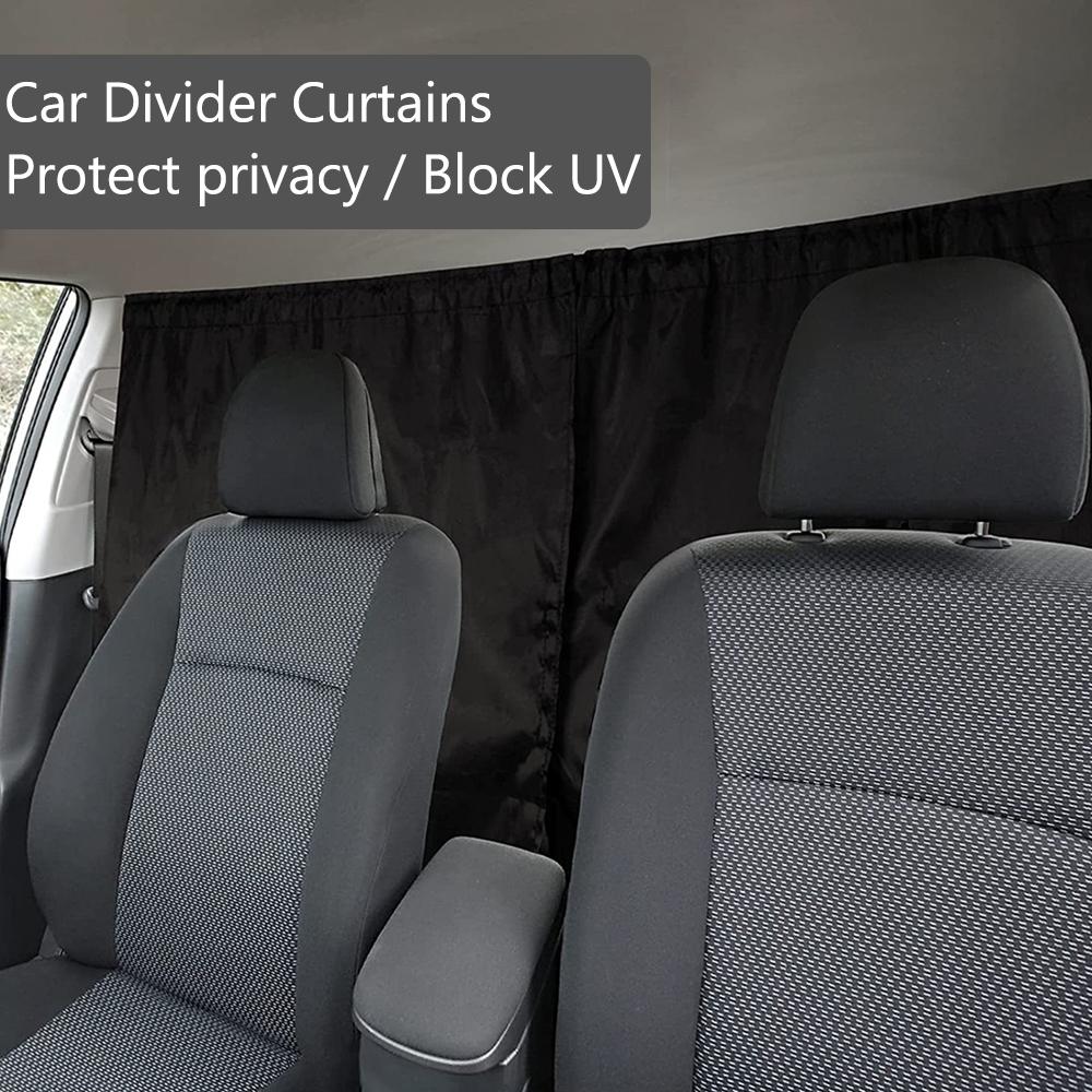 Sun Shade Privacy Curtain Partition Protection Curtain Taxi Car Isolation Curtain Car Accessories Commercial Vehicle 2Pcs/Set