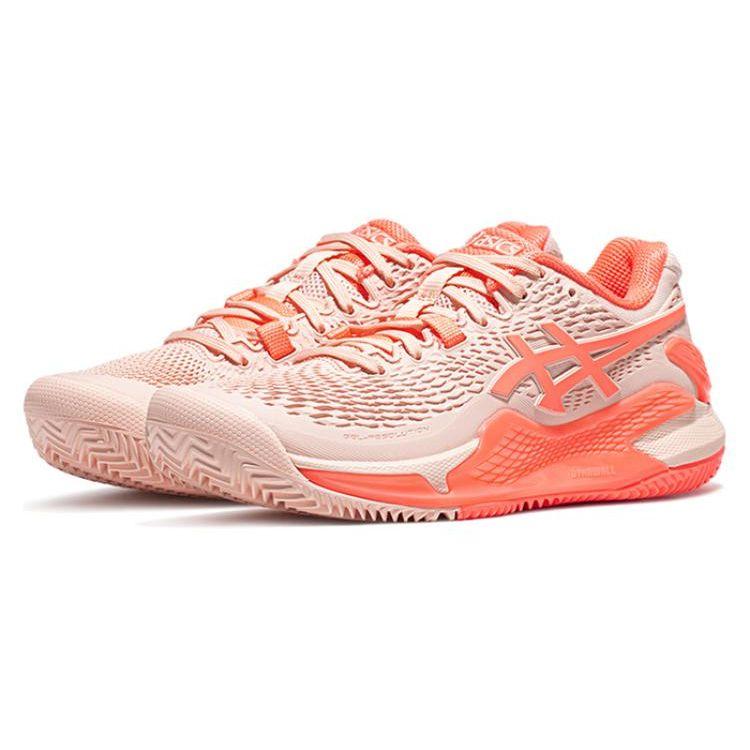 Asics Женские кроссовки Gel Resolution 9 Clay Pearl Pink Sun Coral 1042A224-700