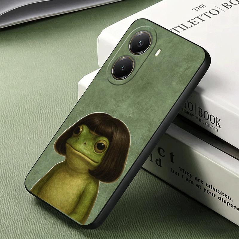 Cute Cartoon Frog Soft Phone Case for Xiaomi Poco X5 X6 X7 X8 Pro Max X3 F7 F8 Ultra M8 M7 M6 M5 Redmi 15 15C 14C 13C 12C X4 F6