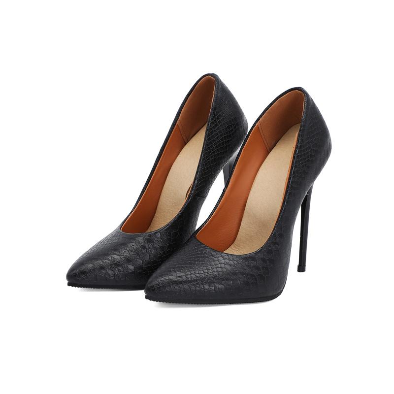 Модные туфли на высоком каблуке 12 см, женские туфли-лодочки, зеленые, желтые, со змеиным принтом, женские туфли на каблуке для офиса, женские, большого размера 45 47