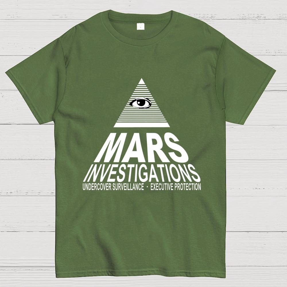 Mars Investigations Cotton Casual Cool Loose T-Shirt