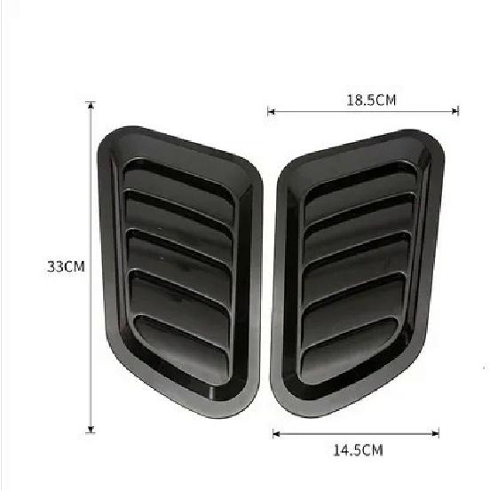 Передний капот, боковой поток воздуха, вентиляционное отверстие, крышка, накладка, универсальная наклейка для Mitsubishi Lancer EVO 2008-2017, автомобильные аксессуары