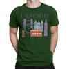 London Landmarks TShirt Famous British Icons Souvenir Cartoon Bus Tower T4901