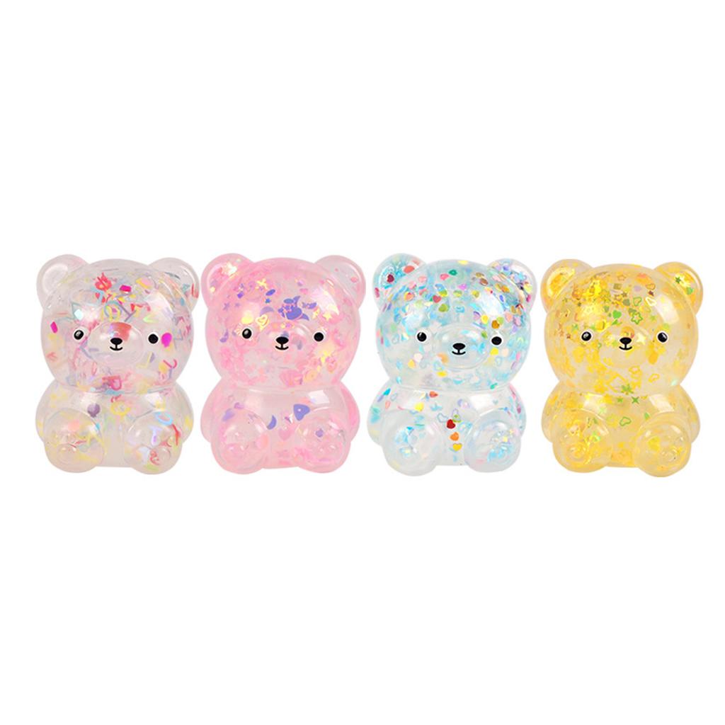 Игрушка Squeeze Fidgets TPR JellyBear Мягкие шарики для снятия стресса Игрушка для вечеринки Игрушка для снятия давления СДВГ Подарок детям