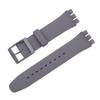 Силиконовый ремешок для часов Swatch, ремешок для часов 12 мм, 16 мм, 17 мм, 19 мм, 20 мм, водонепроницаемый резиновый браслет, аксессуары с инструментами