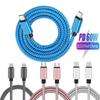 20W Nylon Braided Data Cable for Apple 15 Android Huawei Type-C Mobile Phones - PD Fast Charging (60W)