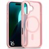Protective Case - Case - for iPhone 16 - Silicone and PC - Anti-fingerprint - Wireless Charging