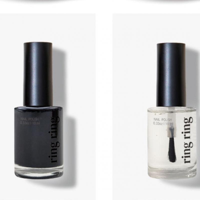 Daiso Ringling Solid Nail 10ml Tropical Blue