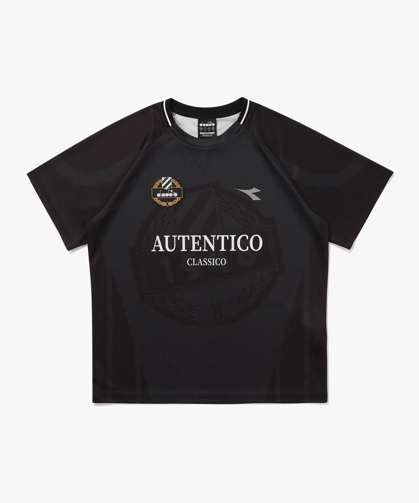 Diadora Футболка с коротким рукавом для бега Heritage Jersey Черная