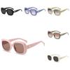 Elegant And Stylish Square Frame Sunglasses For Sun Protection Fishing Travel Cycling Fashion Driving Stage Performance Party