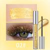 Glitter Mascara Long-Lasting Shimmer Eye Makeup Waterproof Mascara Diamond Mascara for All Skin Types Lengthening and Curling Eye Lash Mascara