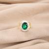 925 Sterling Silver Chrome Diopside Gemstone Handmade Jewelry Ring For Women RR-61-1