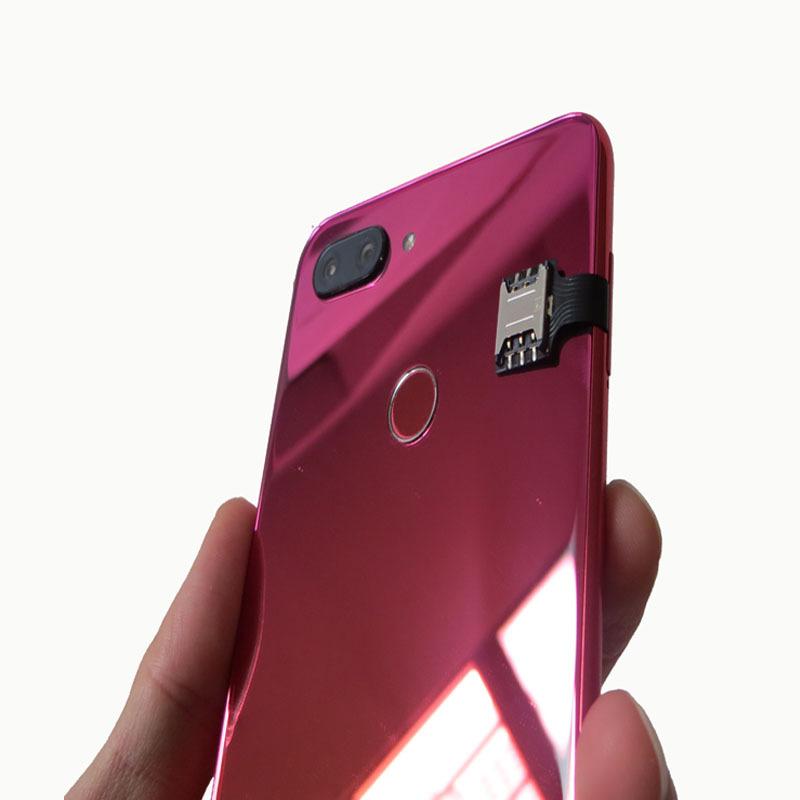 Внешний 2-в-1 конвертер, подходящий для Android Xiaomi Huawei Универсальный Tf Гибридный слот для SIM-карты Адаптер для двух SIM-карт Удлинительный кабель