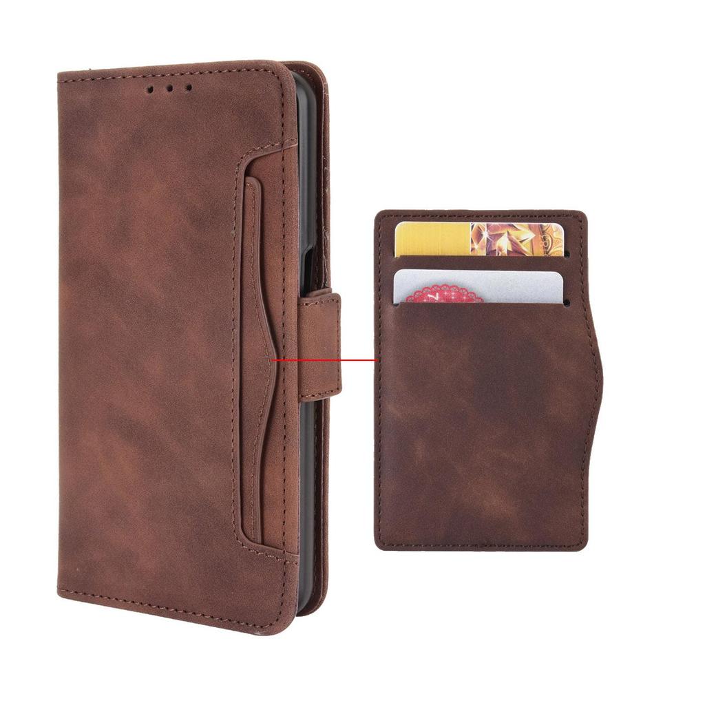 Leather Flip Case with Multi-Card Slots for ZTE Axon 60/Blade V60 4G