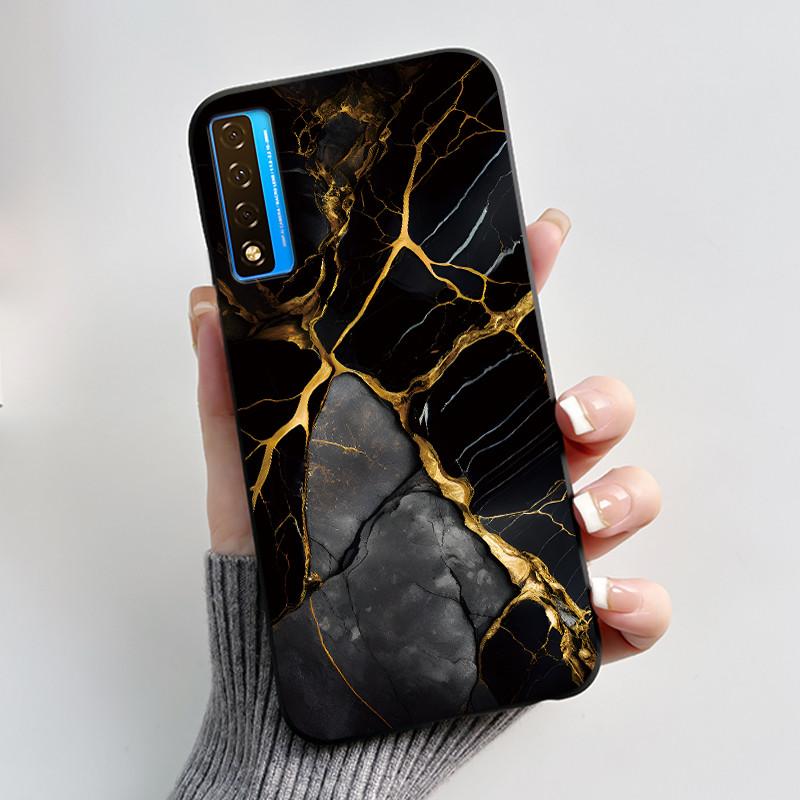 Чехол для TCL 20S 20L 20L+ 20 Pro 5G Роскошный Милый Кролик Любовь Забавный Черный Мягкий Силиконовый Чехол для Телефона для TCL20 20Pro 5G Задняя Крышка