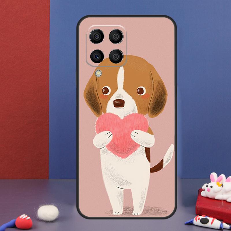 Чехол с изображением собаки Бигль для Samsung Galaxy M34 M14 M54 M13 M15 M36 M55 M35 M56 M16 M31 M11 M53 M12 M32 M52 M06