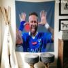 Neymar Jr Wall Tapestry Aesthetic Wall Hanging Printed Fabric Blanket Decorative Tapestries for Bedroom Living Room Home Decor