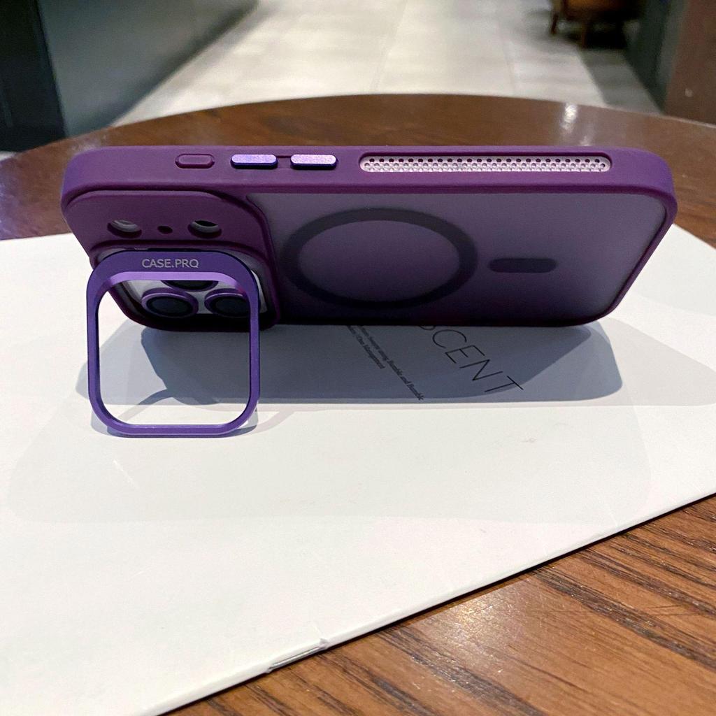 Совместим с iPhone 17 Pro Max, матовое покрытие, приятное на ощупь, магнитный держатель для линз, защитный чехол Apple 16 с защитой от падений.