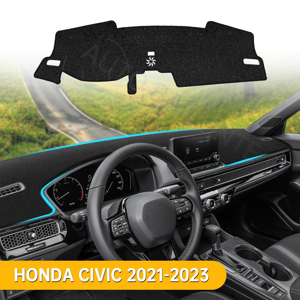 Для Honda Civic 11th Gen 2022 2023, коврик для приборной панели автомобиля, солнцезащитный козырек, коврик для приборной панели, ковер