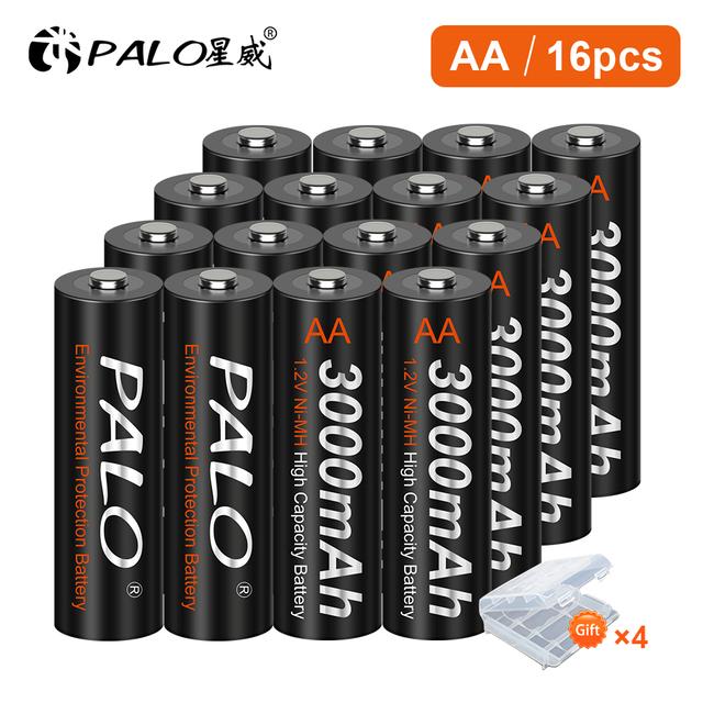 Пальцевая батарейка типа AA NiMH3000mah1,2 В, никель-металлогидридная батарея LR3AA2a с низким саморазрядом, батарея типа AA