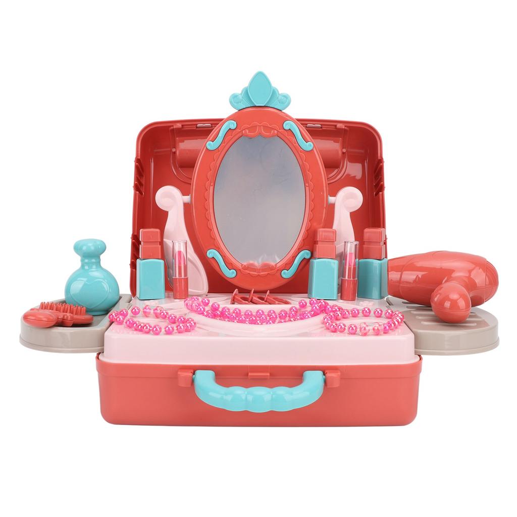 Игровой набор туалетного столика для девочек 3 в 1, имитация, детский набор для макияжа, игровой набор со чемоданом для мальчиков