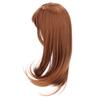 8in To 9in Doll Hair Wig High Temperature Fiber Mesh Long Curly Doll Hair Replacement for 1 3 Doll Crimson