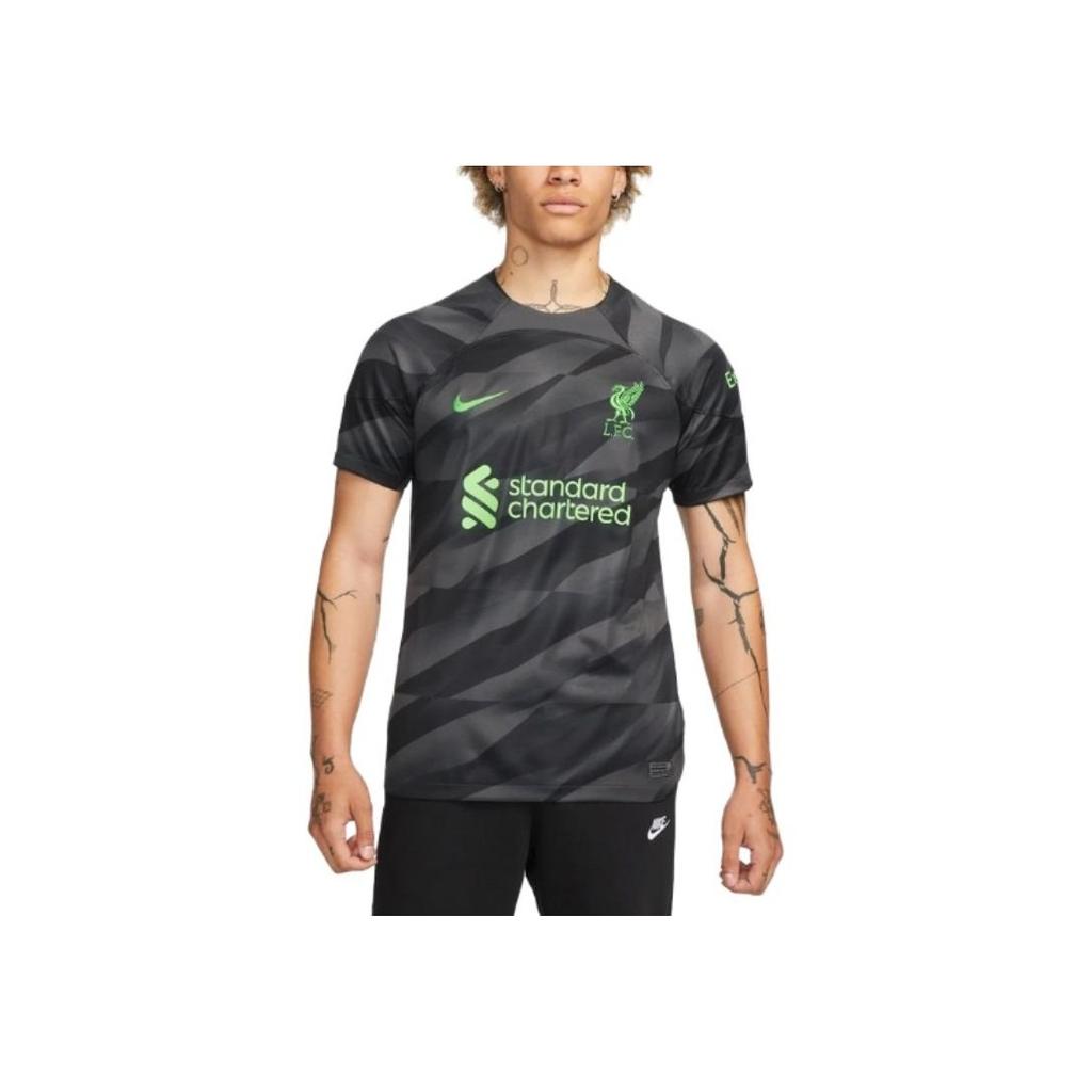 Nike Футбольная майка вратаря Liverpool сезона 23/24, мужская черная DX2691-061