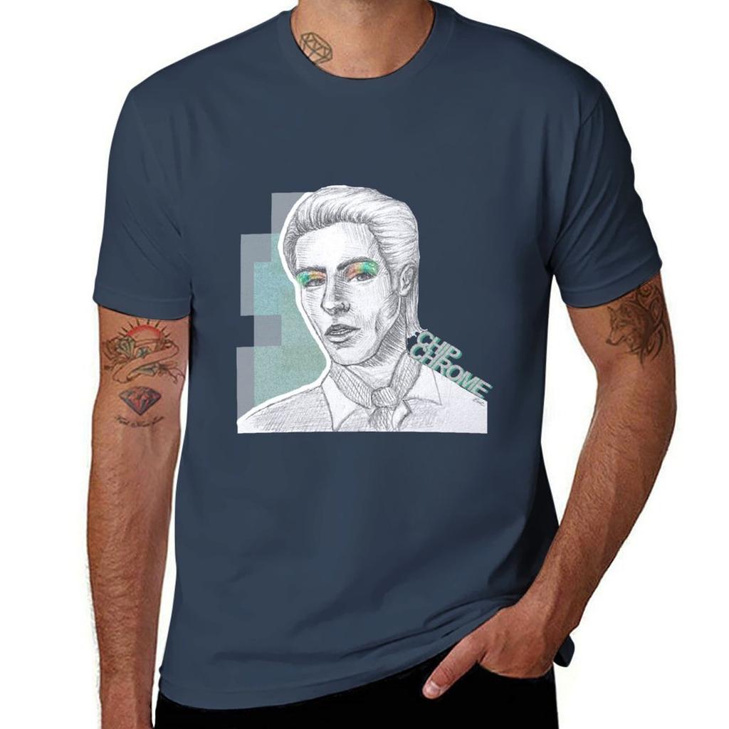 Футболка Chrome, забавная хлопковая футболка с принтом Chip, футболка Neighbourhood - футболки на заказ