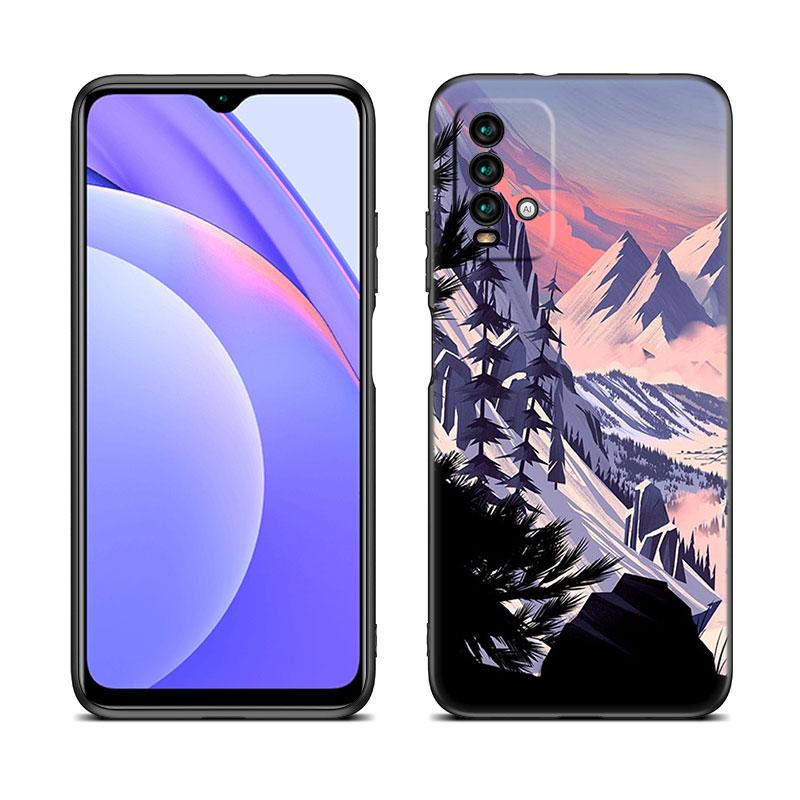 Чехол для телефона с пейзажем снежной горы для iPhone Samsung Galaxy Redmi Xiaomi Oppo OnePlus Note SA 7 8 9 10 11 12 13 14 20 21 22 23 53 54 Pro Max Ultra
