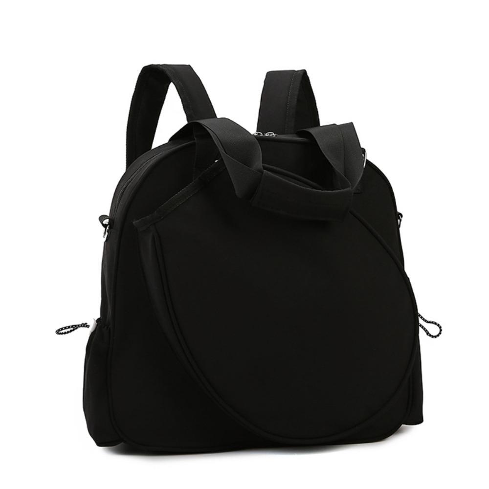 Waterproof Tennis Racket Bag Solid Color Sports Fitness Bag Racket Storage Tennis Backpack Women