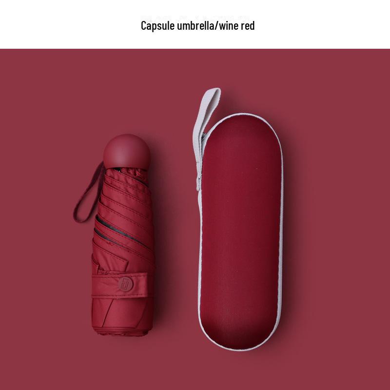 Скидка 50% на карманный мини-зонт двойного назначения: Защита от ультрафиолета для солнца и дождя, красочный и компактный дизайн