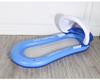 Inflatable Pool Float Lounger for Adults, Tropical Leaf Print Hollow Out Floating Water Mat for Summer Beach Pool Party