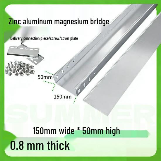 Galvanized Fireproof Stainless Steel Photovoltaic Anti-Corrosion Cable Tray Aluminum Alloy Wireway