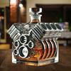 V8 Engines Whisky Bottle Creative Wine Decanter Decoration Personalized Whiskey Bottle Home Bar Ornament