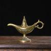 Прочная металлическая аромалампа в античном стиле для благовоний, очистка воздуха, подарки, лампа Алладина для загадывания желаний, домашний декор