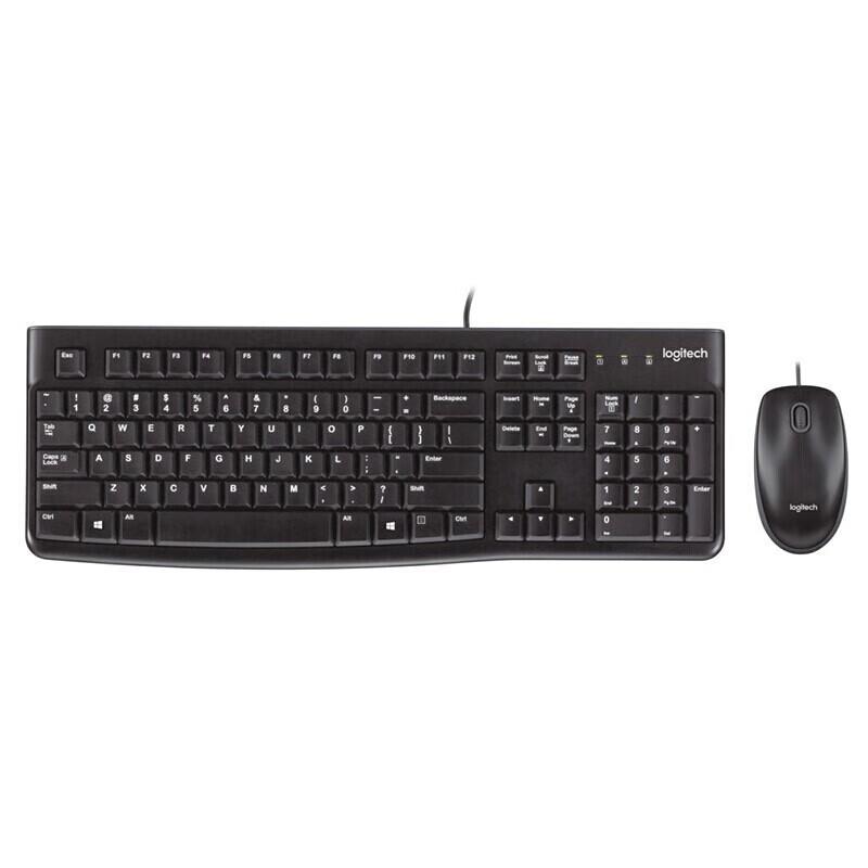 Logitech Проводной набор клавиатуры и мыши MK120