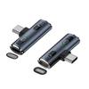 Адаптер 2 в 1 Type-C на наушники Адаптер USB C на наушники Type-C для зарядки Универсальный для телефона, планшета