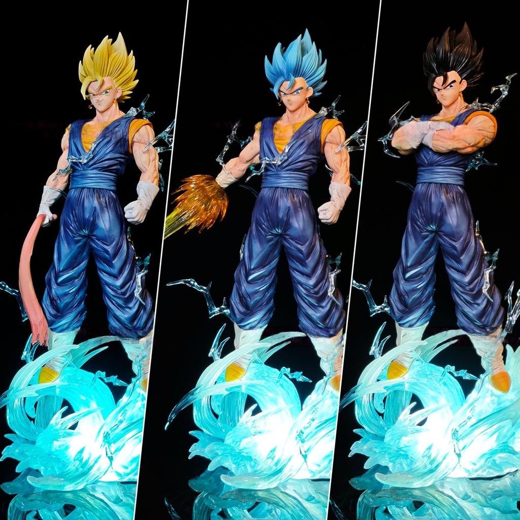 Hb Jt 38 см/14,96 дюйма Фигурка Веджетто из Dragon Ball Z 3 сменные головы Фигурки Super Saiyan Коллекционная модель Статуэтка Игрушки Подарки
