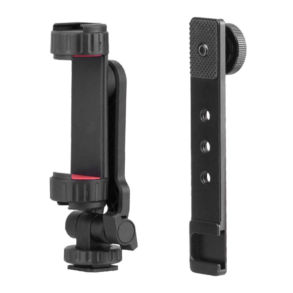 Крепление-держатель для телефона для DJI Osmo Pocket 3, аксессуары для расширения, клипса для штатива с заполняющим светом, с винтом 1/4 дюйма и креплением «холодный башмак»